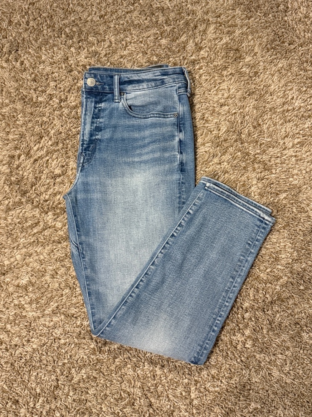 Express Men's Slim Jeans - Light Blue